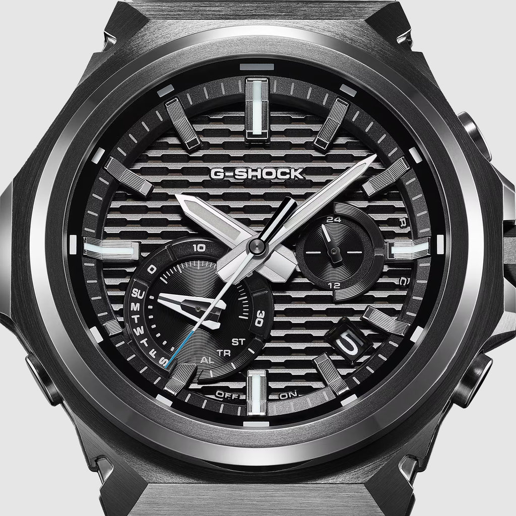 G-shock G-steel Men Quartz Black Dial Analog Stainless Steel Watch G1819