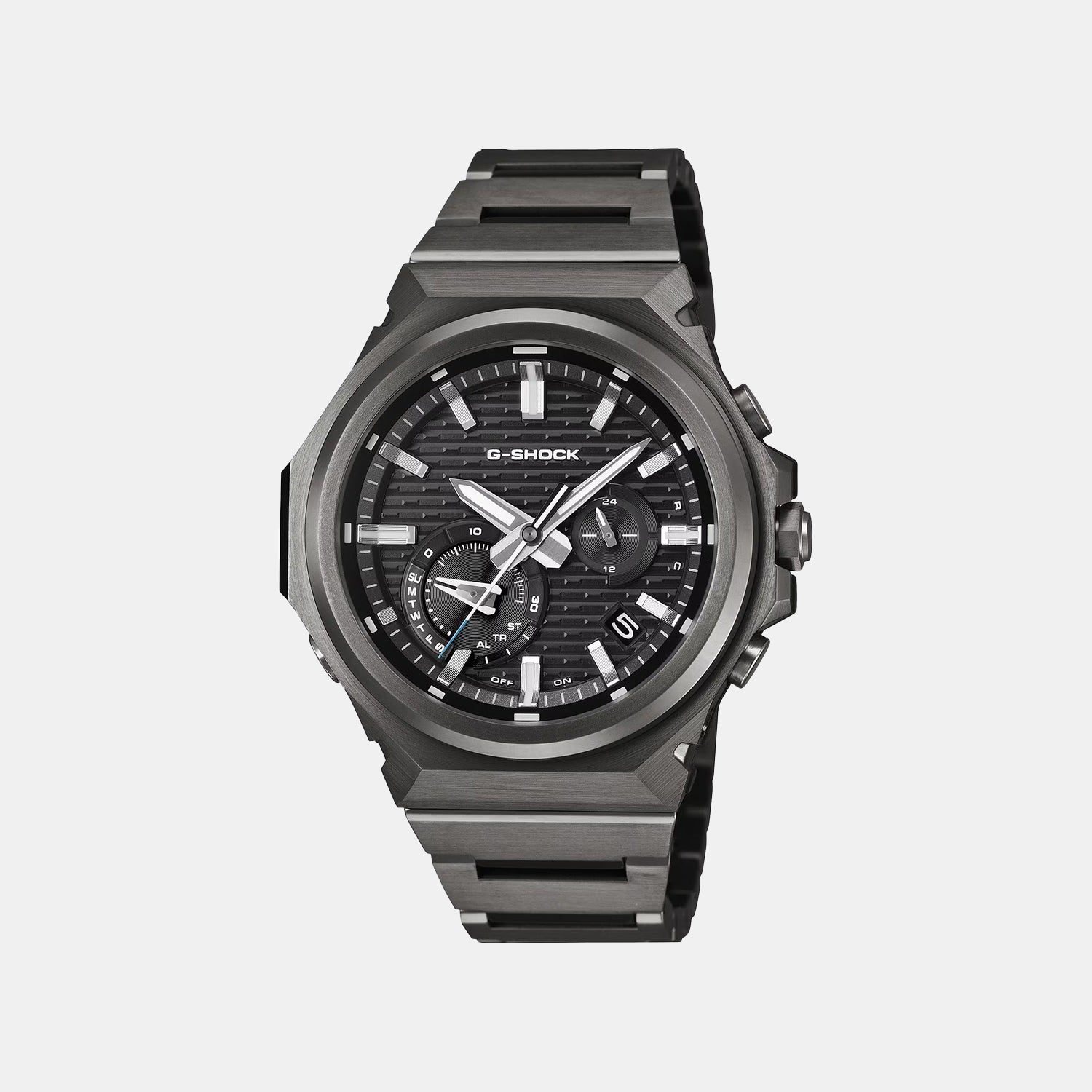G-shock G-steel Men Quartz Black Dial Analog Stainless Steel Watch G1819