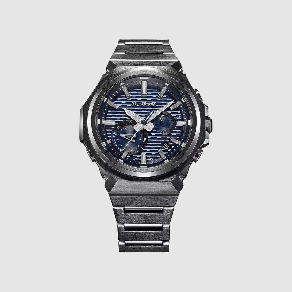 G-shock G-steel Men Quartz Blue Dial Analog Stainless Steel Watch G1820