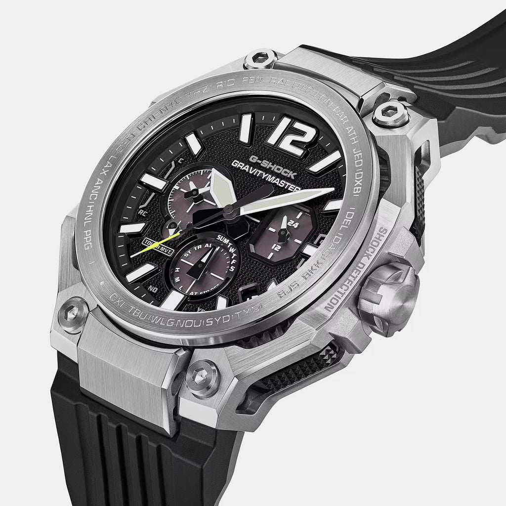 G-shock Gravitymaster Men Solar Black Dial Multi-Function Resin Watch G1824