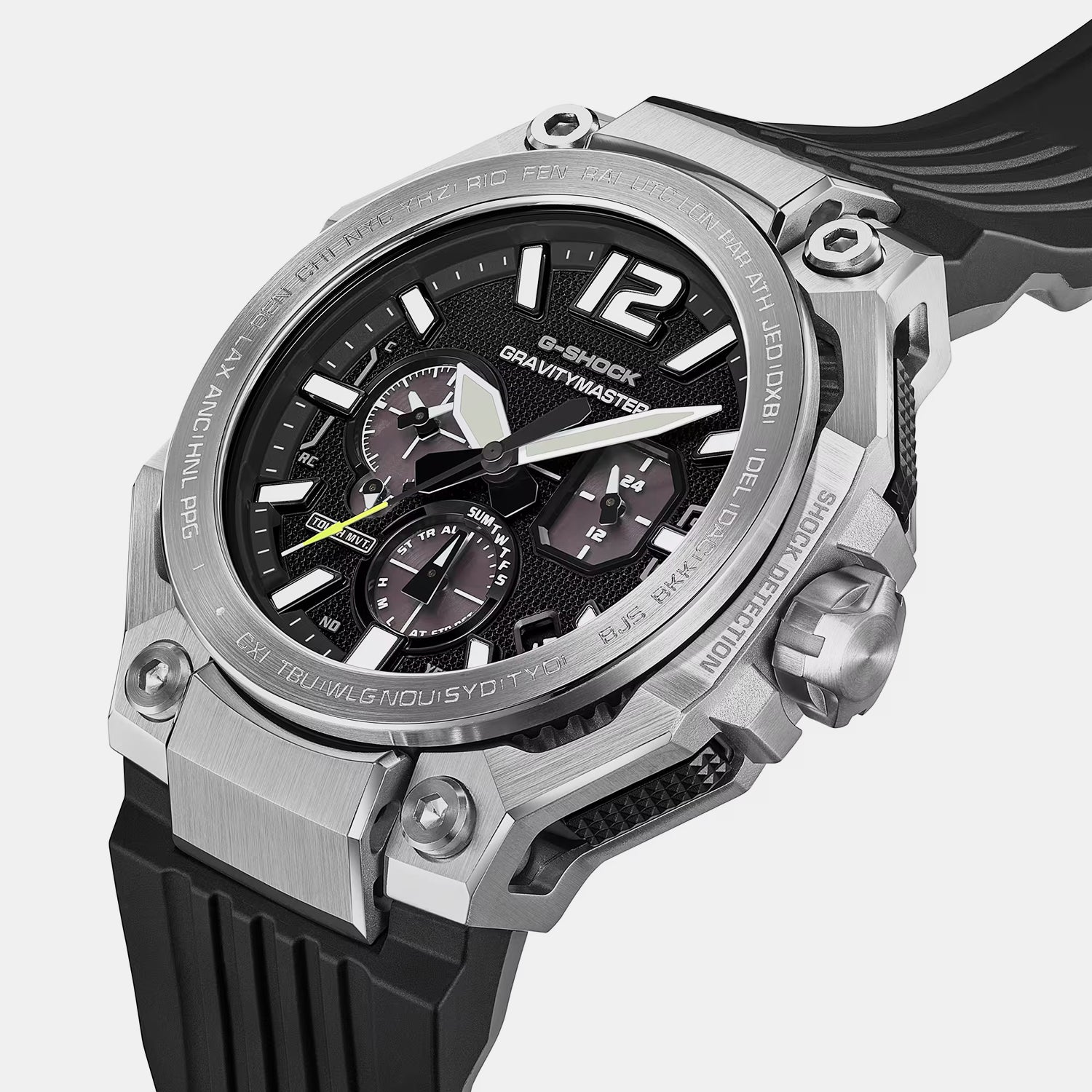 G-shock Gravitymaster Men Solar Black Dial Multi-Function Resin Watch G1824