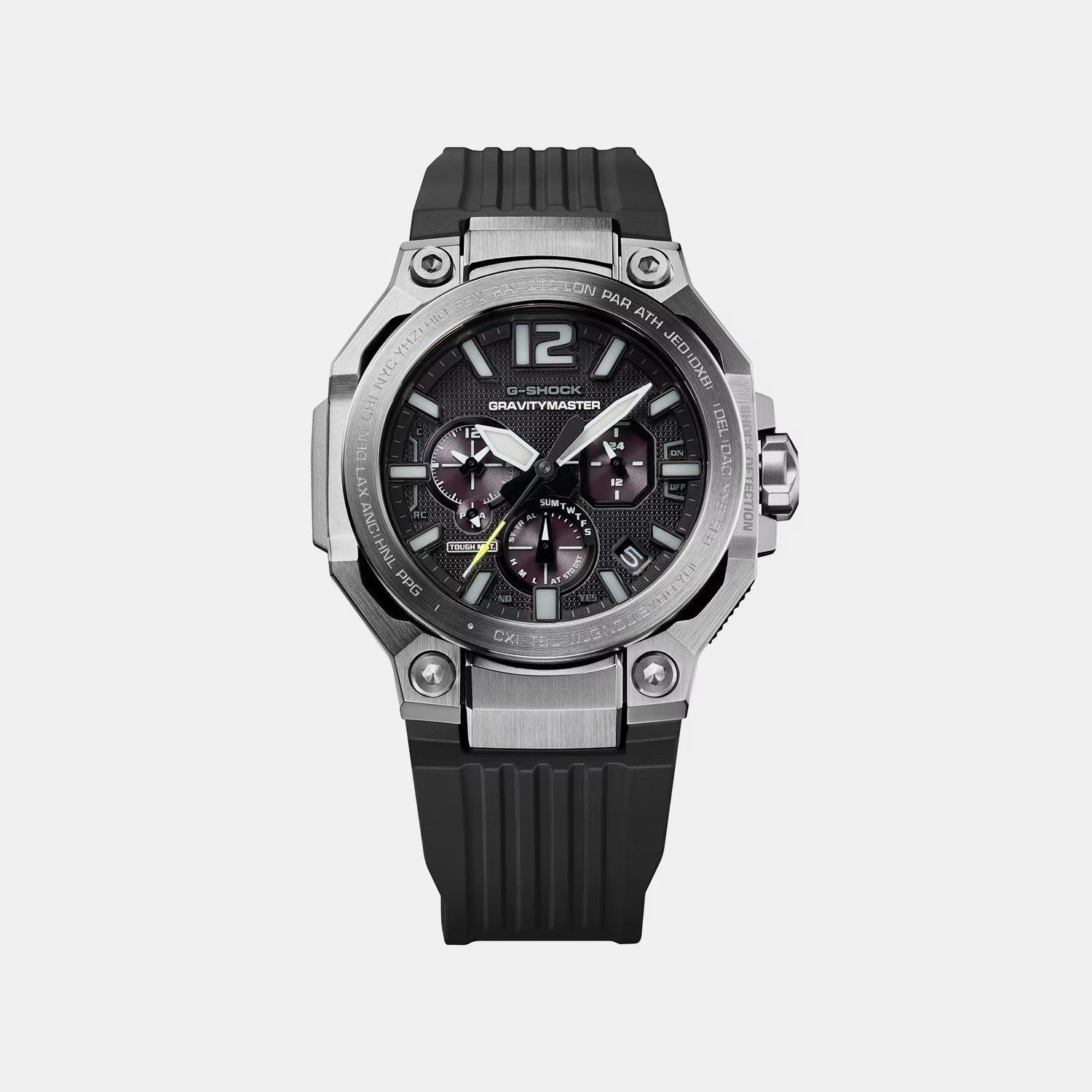 G-shock Gravitymaster Men Solar Black Dial Multi-Function Resin Watch G1824