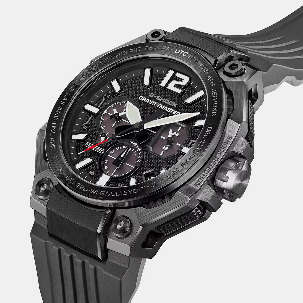 G-shock Gravitymaster Men Solar Black Dial Multi-Function Resin Watch G1825