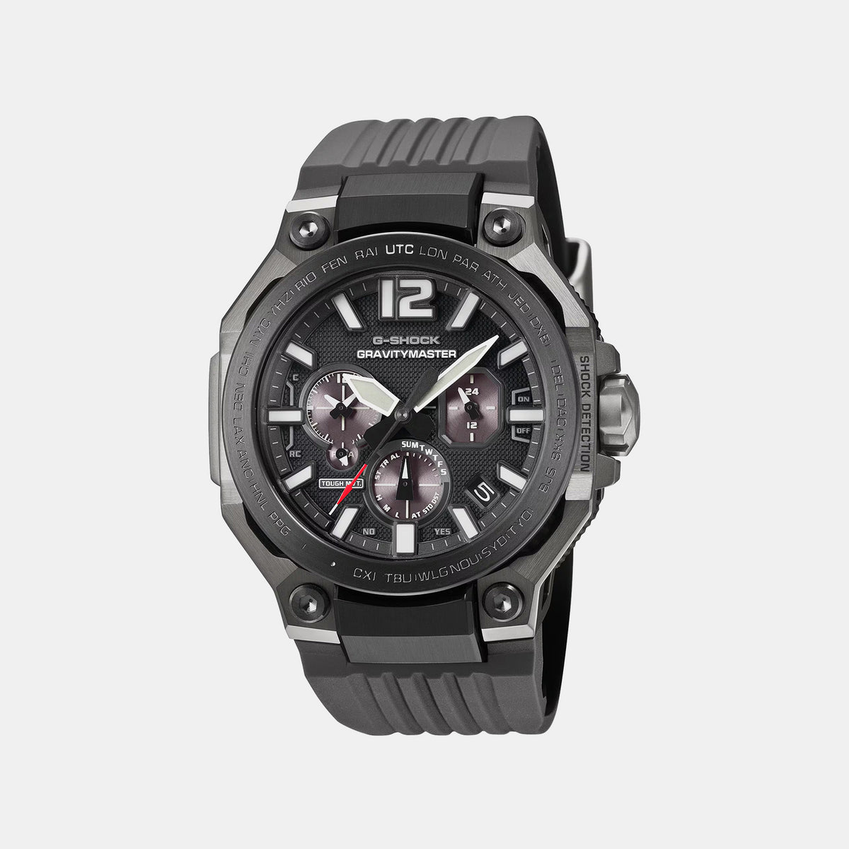 G-Shock Men Solar Black Dial Multi-Function Resin Watch G1825