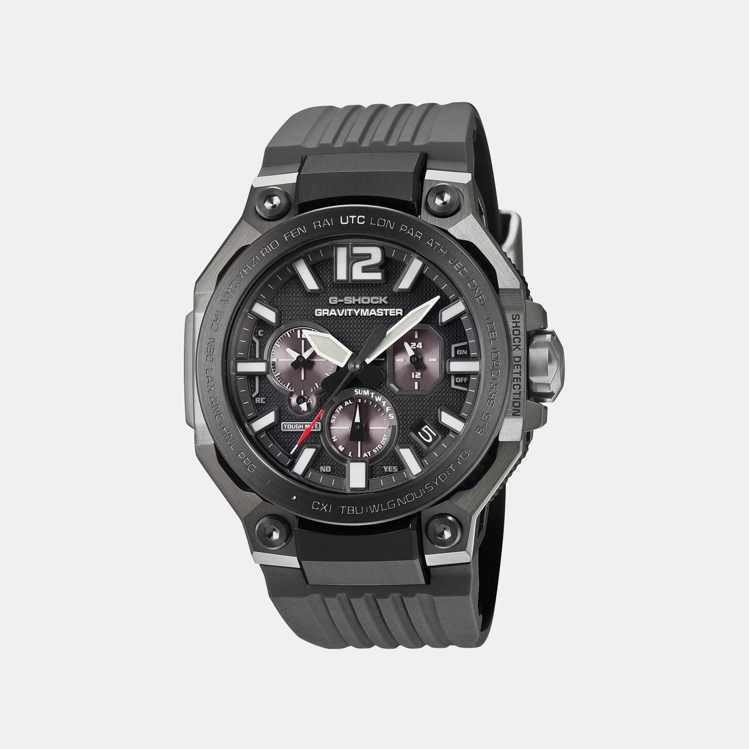G-shock Gravitymaster Men Solar Black Dial Multi-Function Resin Watch G1825