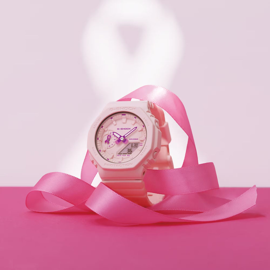 G-shock Women Quartz Pink Dial Analog-digital Resin Watch G1839