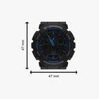 G-Shock Men Quartz Blue Dial Analog-Digital Resin Watch G271
