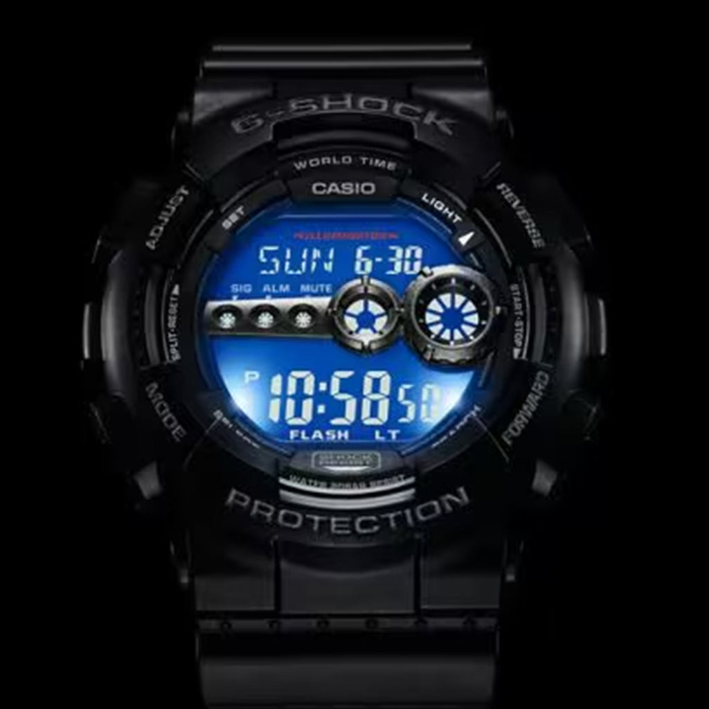G-Shock Men Quartz Black Dial Digital Resin Watch G310