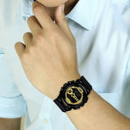 G-Shock Men Quartz Gold Dial Digital Resin Watch G340