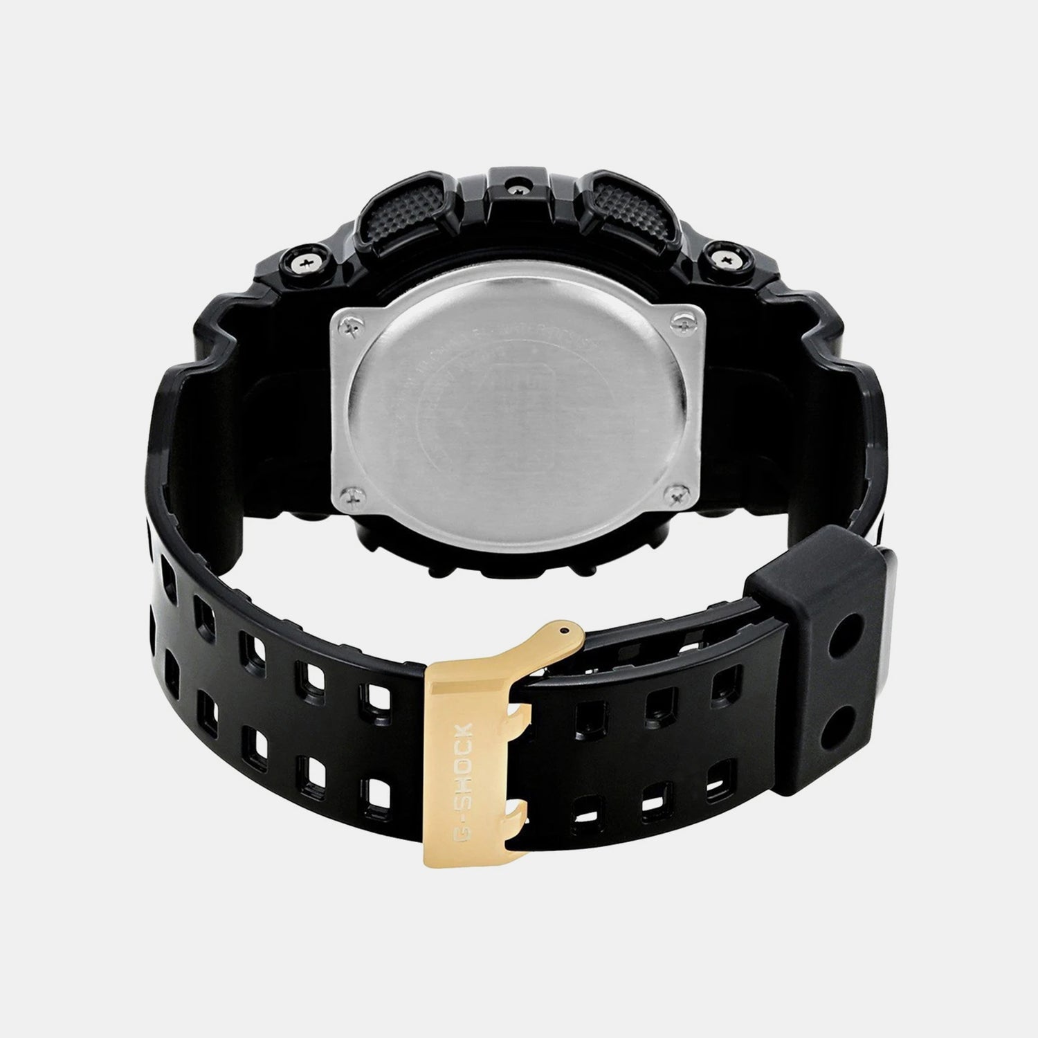 G-Shock Men Quartz Gold Dial Digital Resin Watch G340