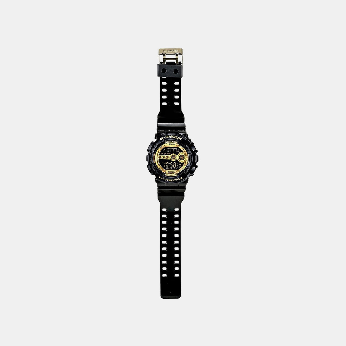G-Shock Men Quartz Gold Dial Digital Resin Watch G340