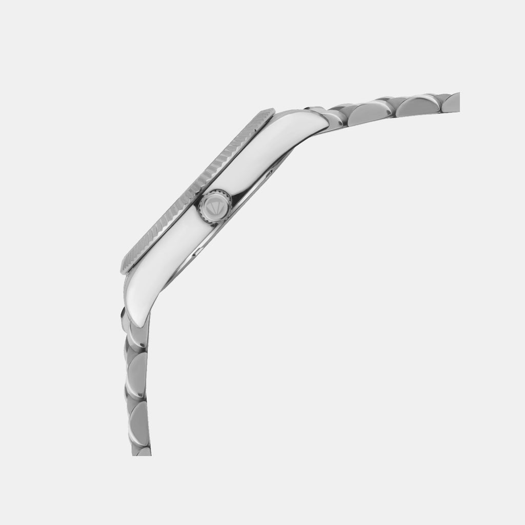 Men Quartz Silver Dial Analog Stainless Steel Watch G3505D-M1103