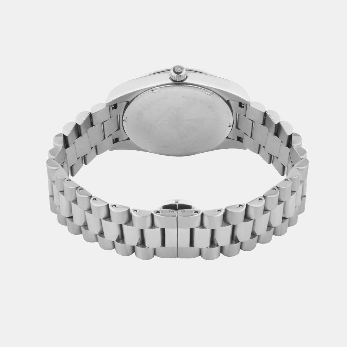 Men Quartz Silver Dial Analog Stainless Steel Watch G3505D-M1103