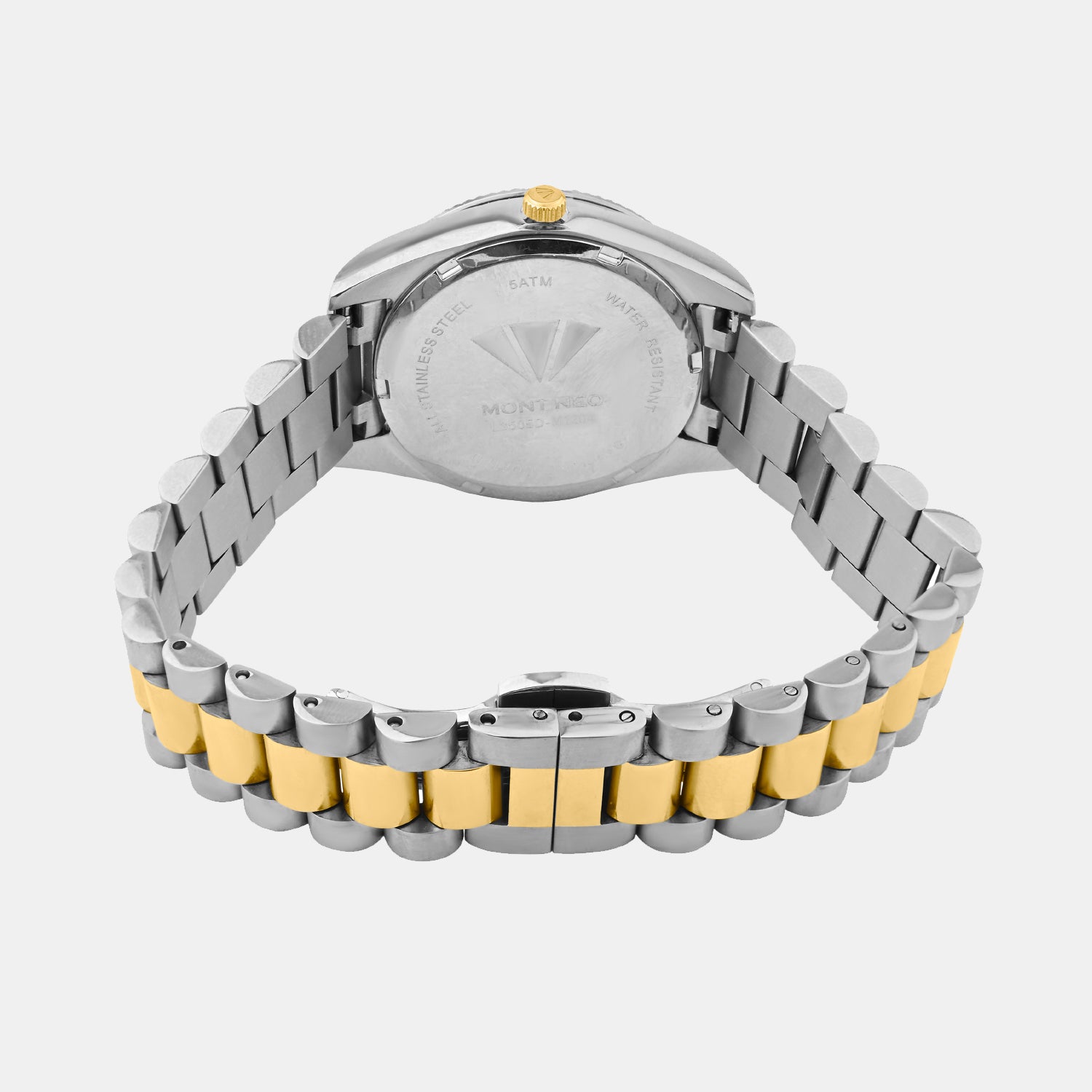 Men Quartz Black Dial Analog Stainless Steel Watch G3505D-M1204