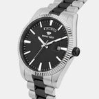 Men Quartz Black Dial Analog Stainless Steel Watch G3505D-M1404