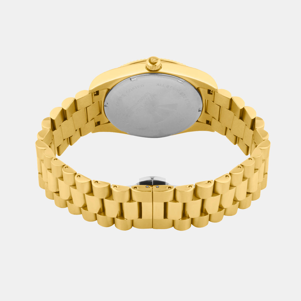 Men Quartz Red Dial Analog Stainless Steel Watch G3505D-M2212