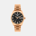 Men Quartz Black Dial Analog Stainless Steel Watch G3505D-M3304