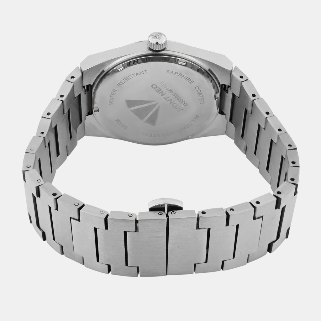 Men Quartz Blue Dial Analog Metal Watch 3509E-M1105