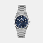Men Quartz Blue Dial Analog Metal Watch G3509E-M1105