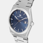 Men Quartz Blue Dial Analog Metal Watch G3509E-M1105