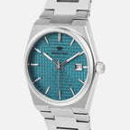 Men Quartz Blue Dial Analog Metal Watch G3509E-M1117