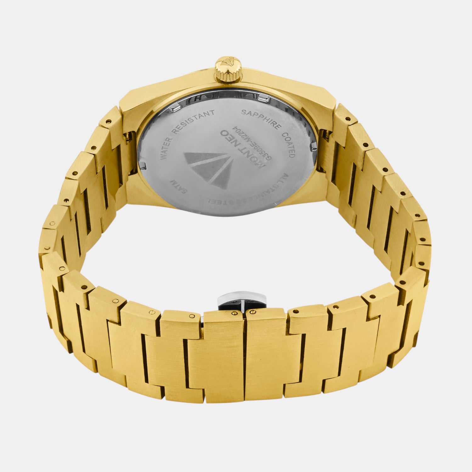 Men Quartz Black Dial Analog Metal Watch 3509E-M2204