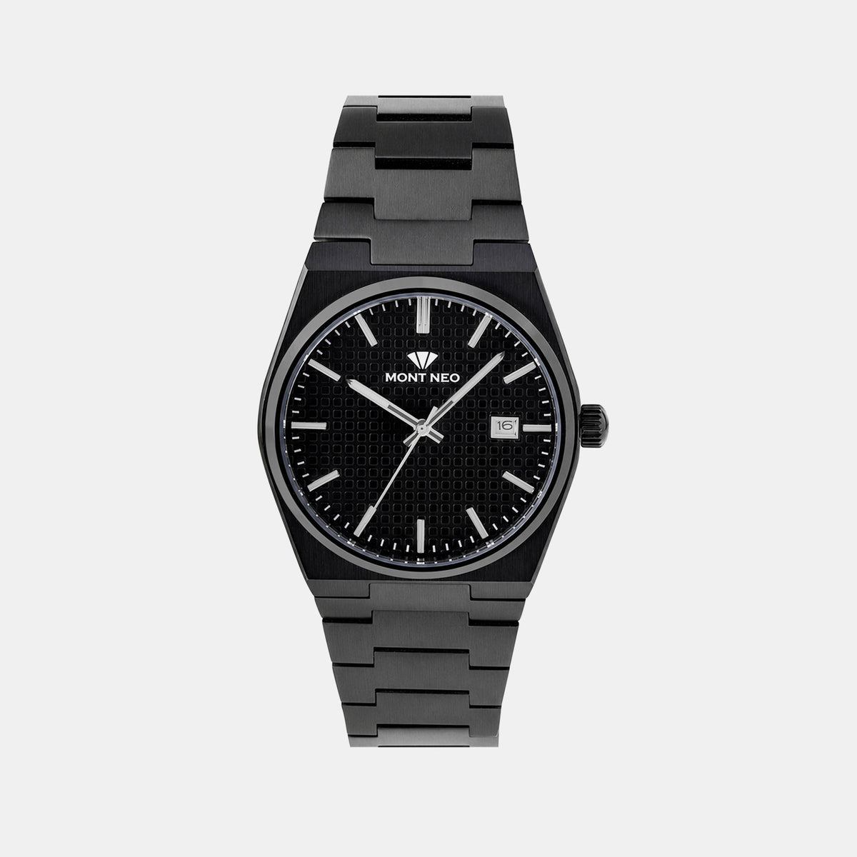 Men Quartz Black Dial Analog Metal Watch G3509E-M4404