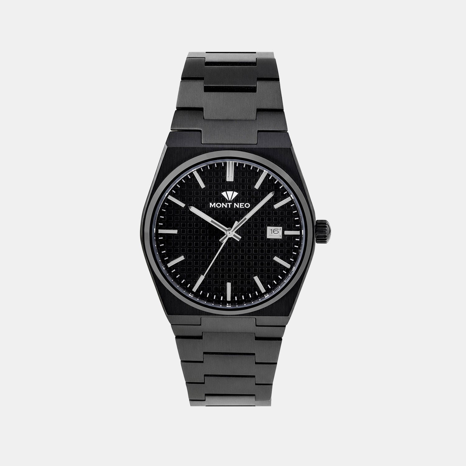 Men Quartz Black Dial Analog Metal Watch G3509E-M4404