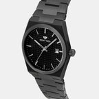 Men Quartz Black Dial Analog Metal Watch G3509E-M4404