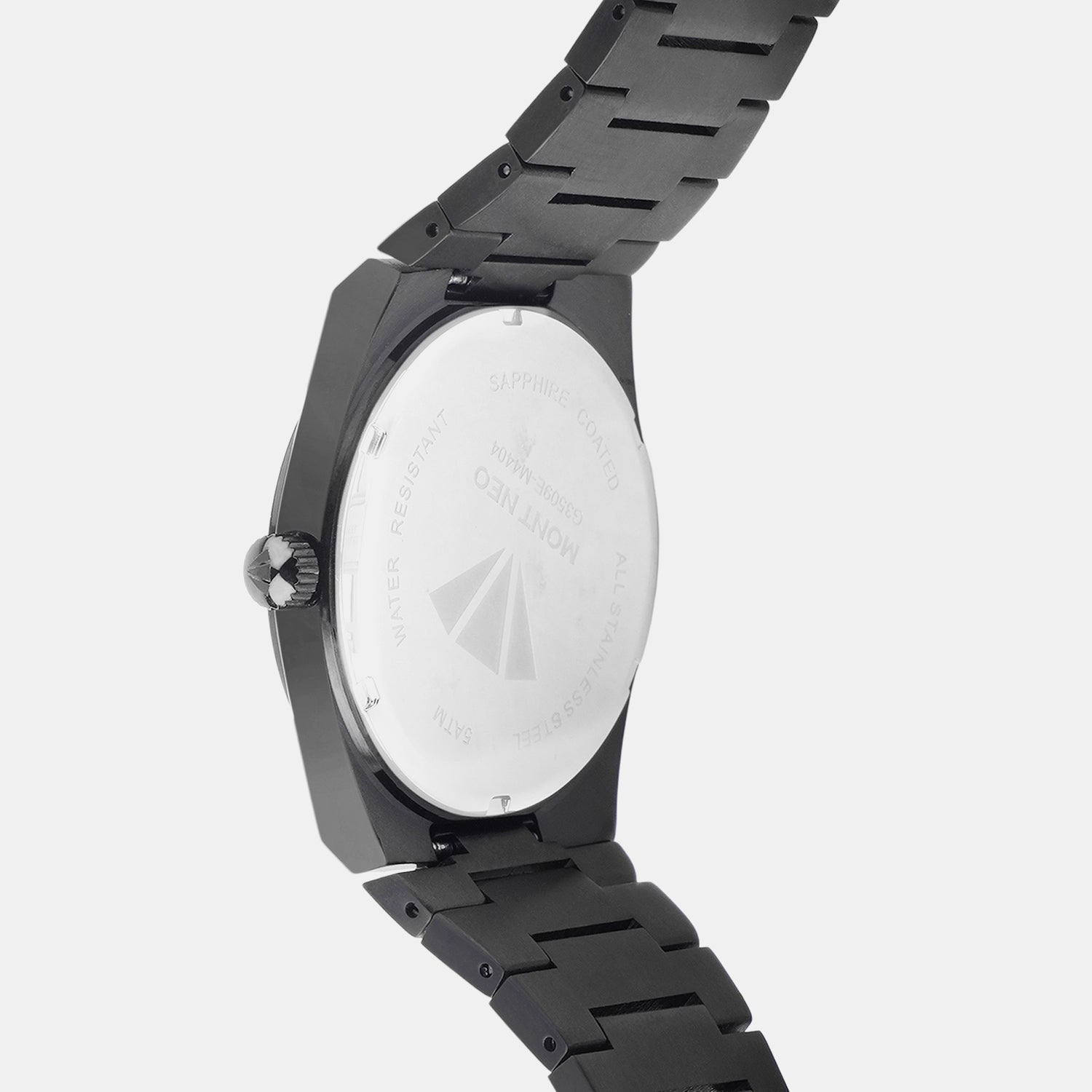 Men Quartz Black Dial Analog Metal Watch G3509E-M4404