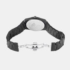 Men Quartz Black Dial Analog Metal Watch G3509E-M4404