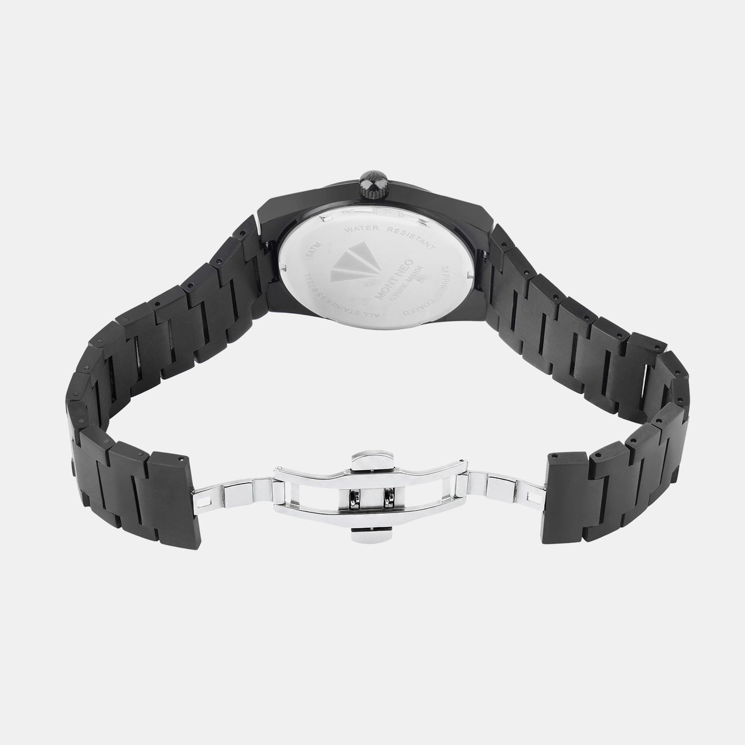 Men Quartz Black Dial Analog Metal Watch G3509E-M4404