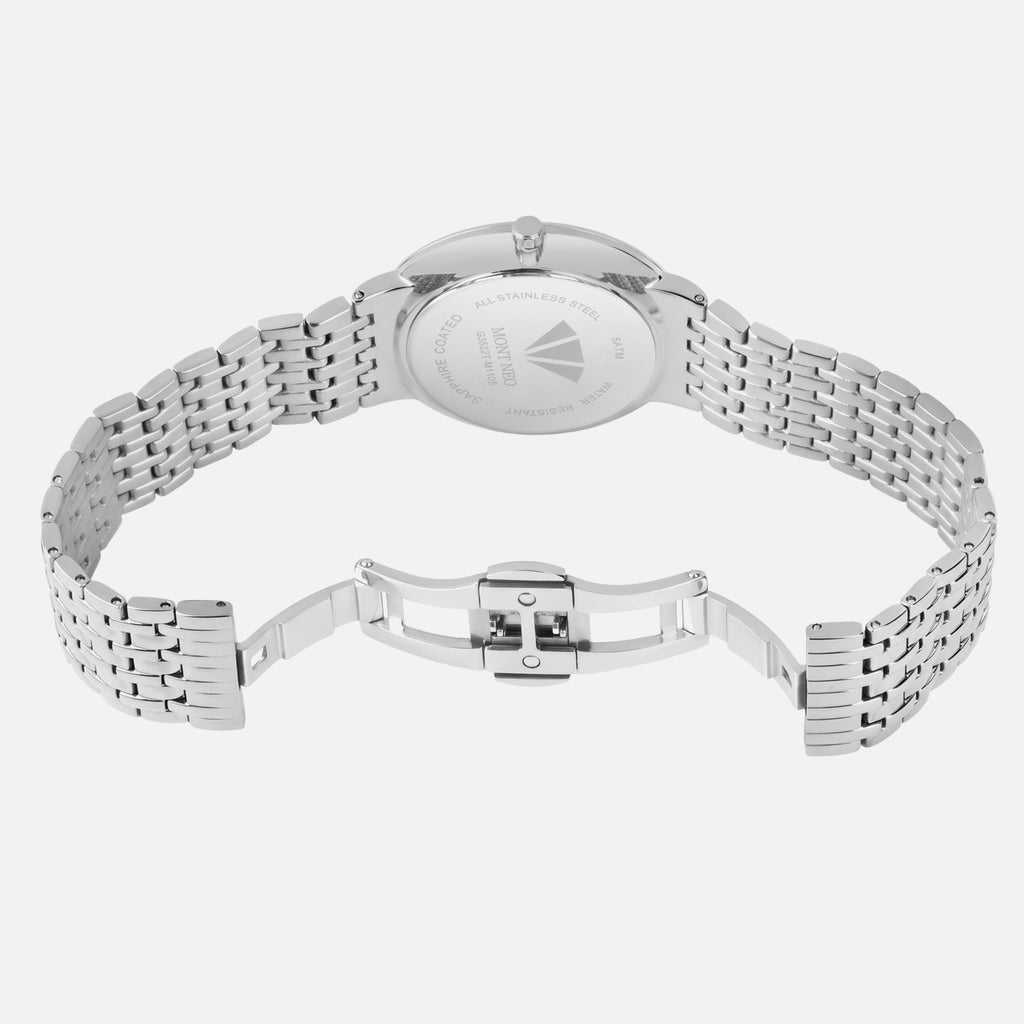 Men Quartz Grey Dial Analog Metal Watch G3522T-M1105