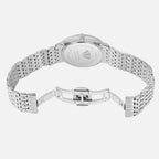 Men Quartz Grey Dial Analog Metal Watch G3522T-M1105