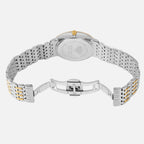 Men Quartz Silver Dial Analog Metal Watch G3522T-M1203