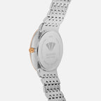 Men Quartz Silver Dial Analog Metal Watch G3522T-M1303