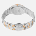 Men Quartz Silver Dial Analog Metal Watch G3522T-M1303
