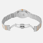 Men Quartz Silver Dial Analog Metal Watch G3522T-M1303