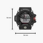 G-Shock Men Quartz Black Dial Digital Resin Watch G485