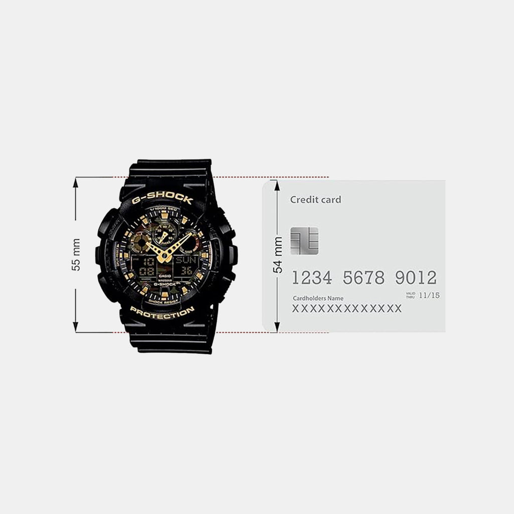 G-Shock Men Quartz Black Dial Analog-Digital Resin Watch G519
