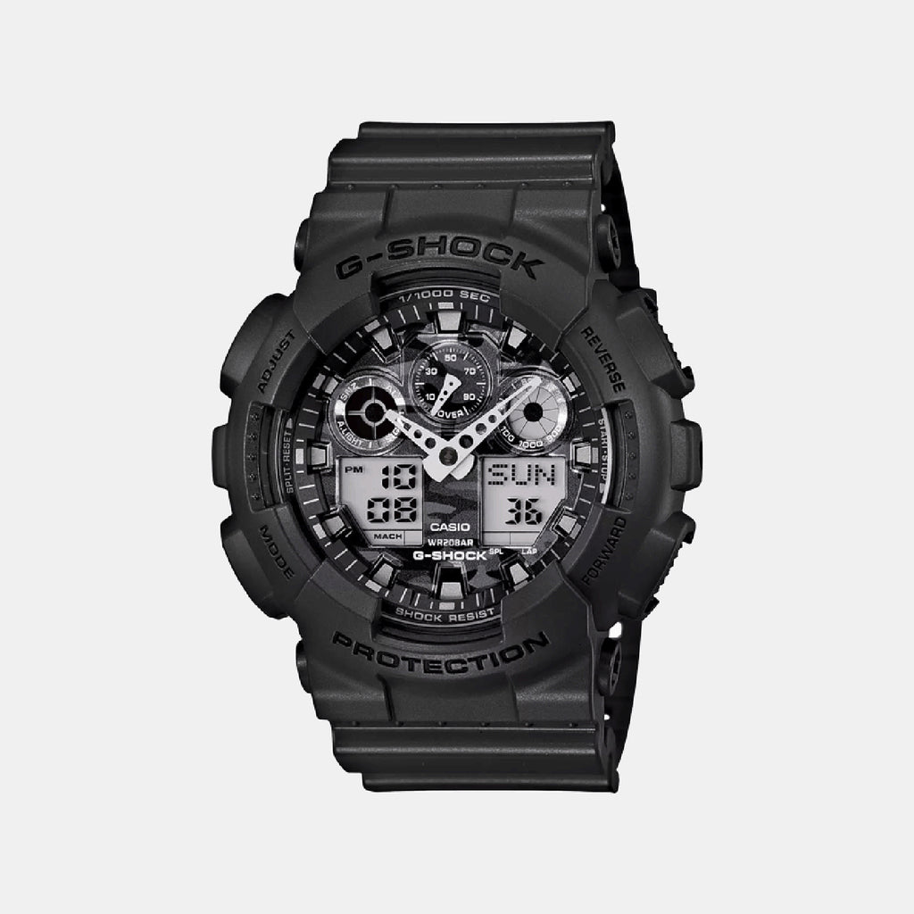 G-Shock Men Quartz Black Dial Analog-Digital Resin Watch G521