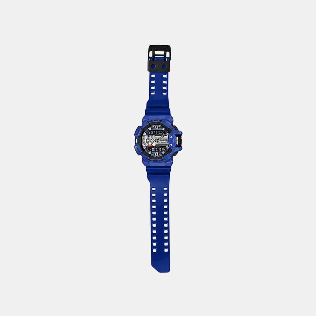 G-Shock Men Quartz Blue Dial Analog-Digital Resin Watch G558