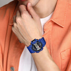 G-Shock Men Quartz Blue Dial Analog-Digital Resin Watch G558
