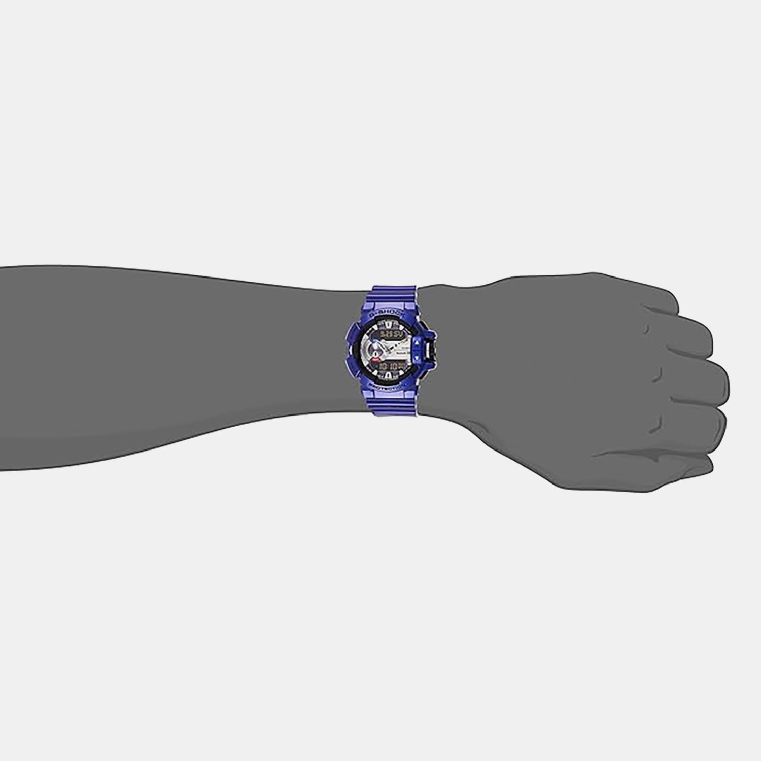 G-Shock Men Quartz Blue Dial Analog-Digital Resin Watch G558