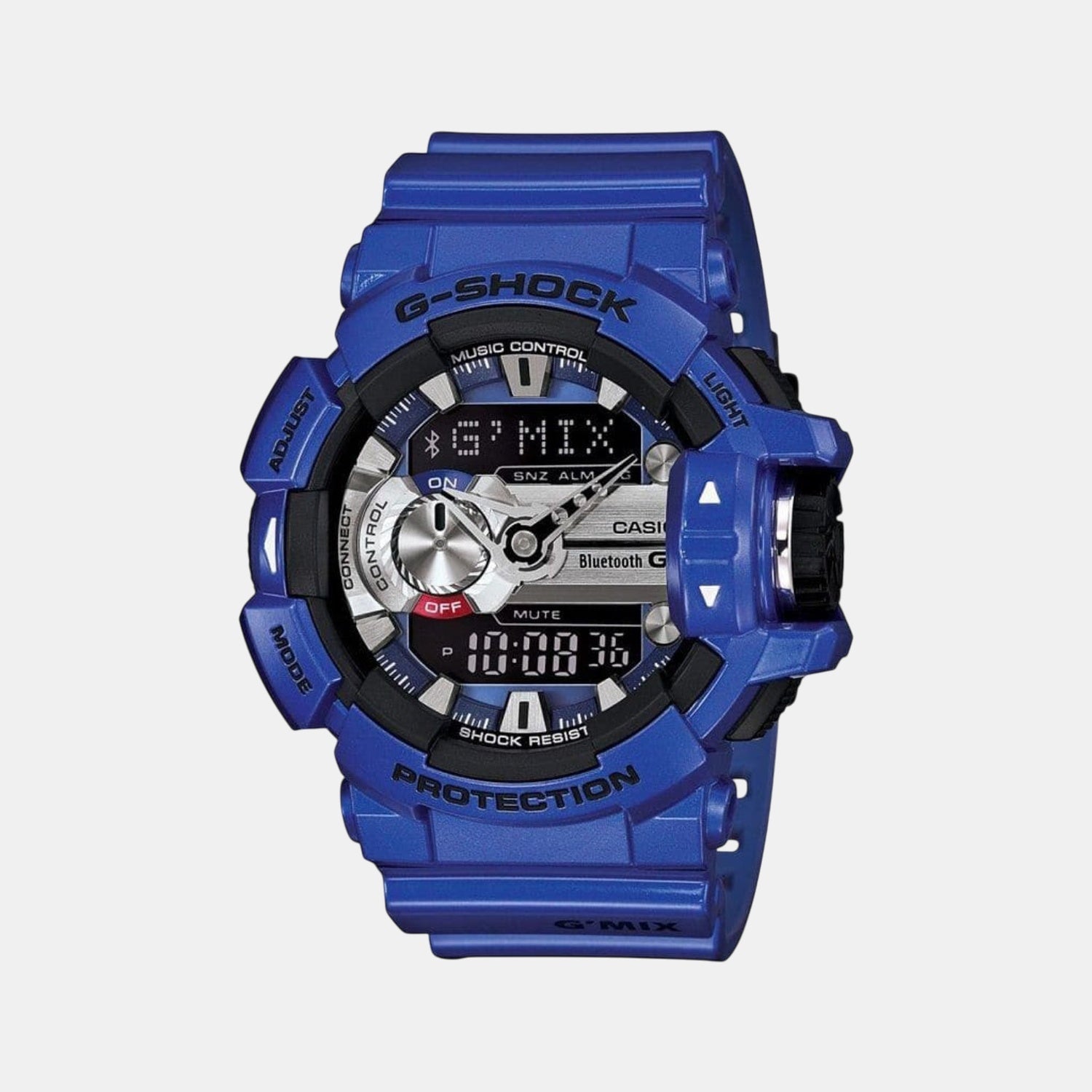 G-Shock Men Quartz Blue Dial Analog-Digital Resin Watch G558