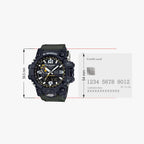 G-Shock Men Quartz Black Dial Analog-Digital Resin Watch G652