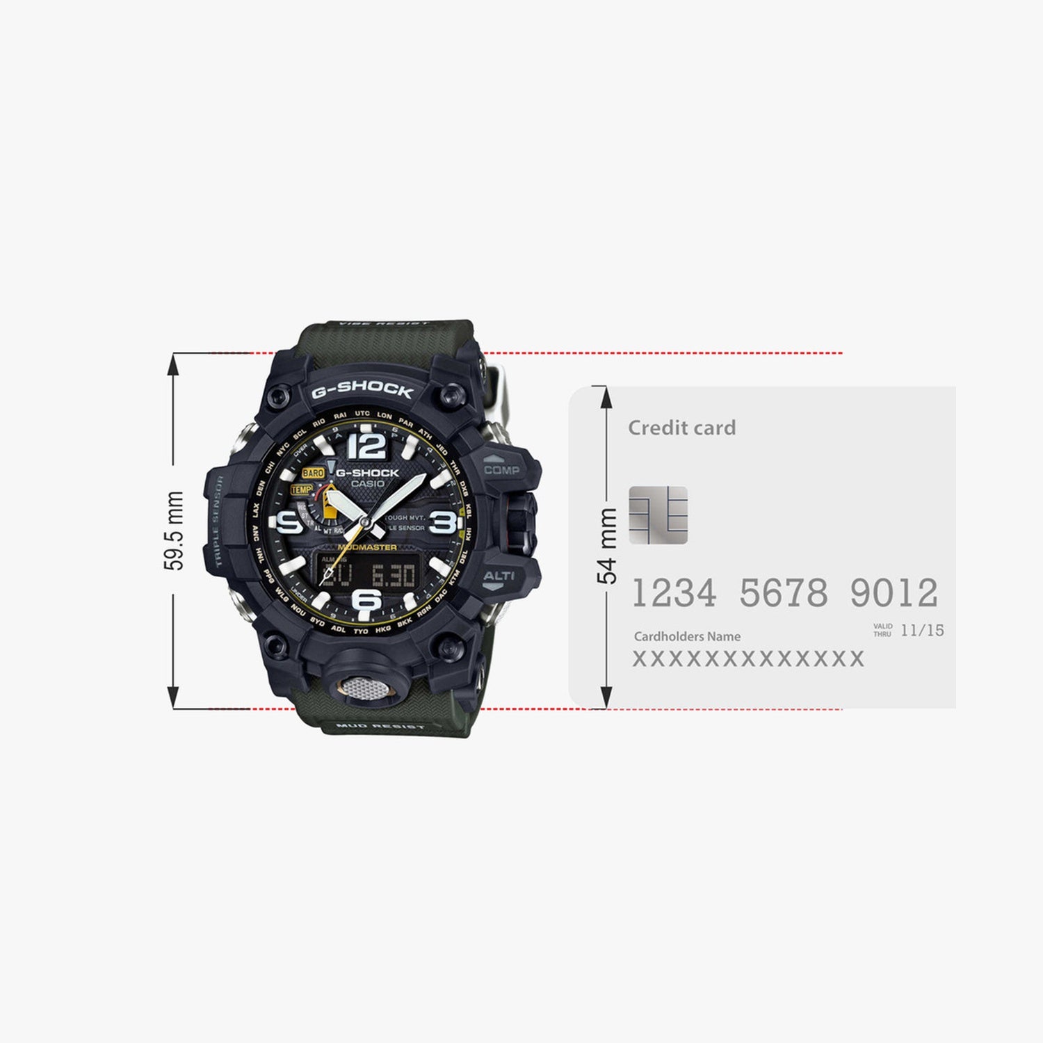 G-Shock Men Quartz Black Dial Analog-Digital Resin Watch G652