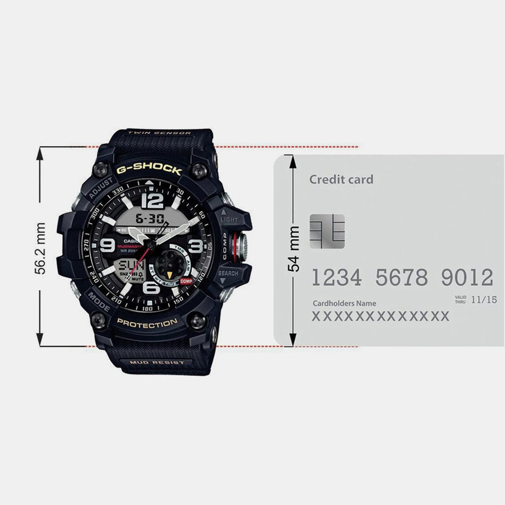 G-Shock Men Quartz Black Dial Analog-Digital Resin Watch G660