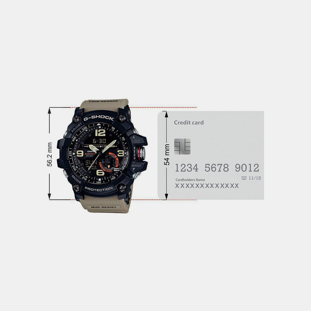 G-Shock Men Quartz Black Dial Analog-Digital Resin Watch G661