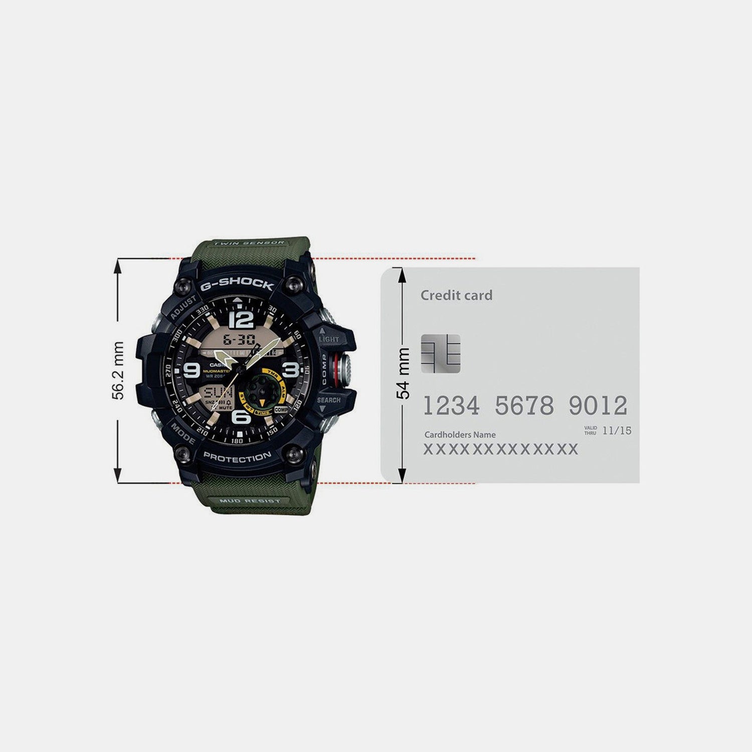G-Shock Men Quartz Black Dial Analog-Digital Resin Watch G662